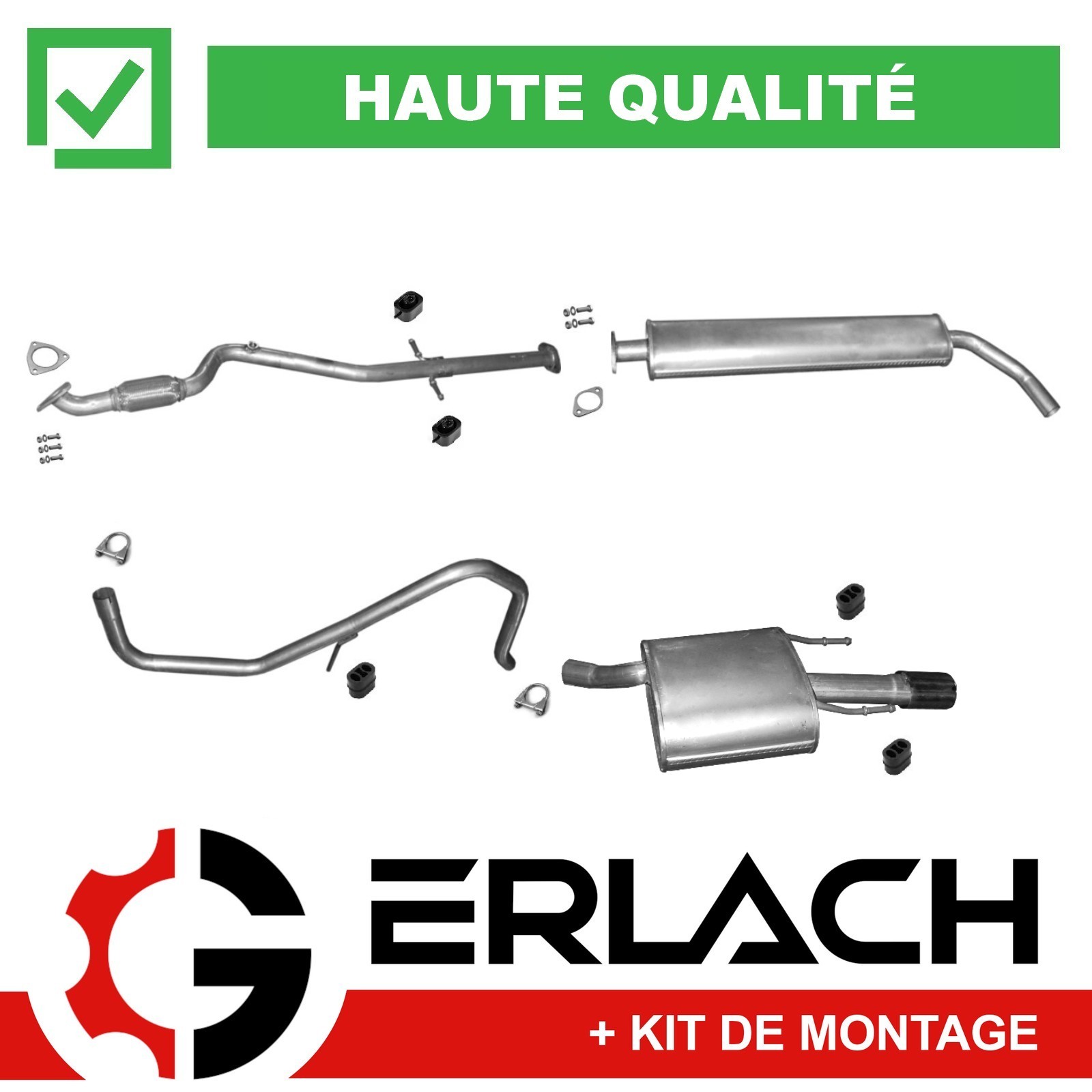 Silencieux d'échappement pour Opel Insignia A Sports Tourer 1.8 essence