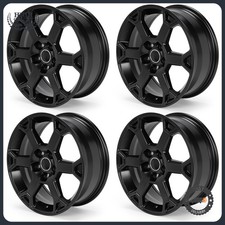 Set Of 4 17 X7 Replacement Wheel Rim For Toyota Rav4 2019-2024 Alloy Black Rim