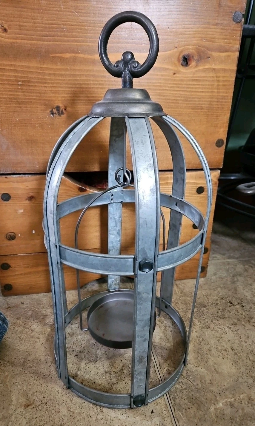 16" Metal Bird Cage Decorative Wedding/ Floral Rustic