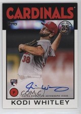 2021 Topps 1986 Topps Baseball Auto Series 2 Kodi Whitley #86A-KWH Auto 0jd0