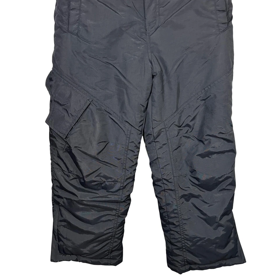 Pantalones de nieve Athletech para niños negros invierno esquí aislados grandes 10/12 Foto 3 de 4