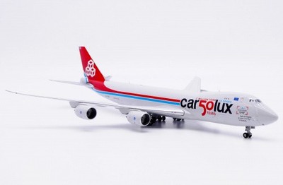JC Wings Boeing 747-8F Cargolux ''car50lux'' Air Silk Road LX-VCC 1:400 Modellflug