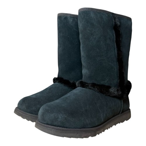 Mädchen UGG Handley II wasserdichte Wildleder hohe Stiefel - Bild 1 von 10