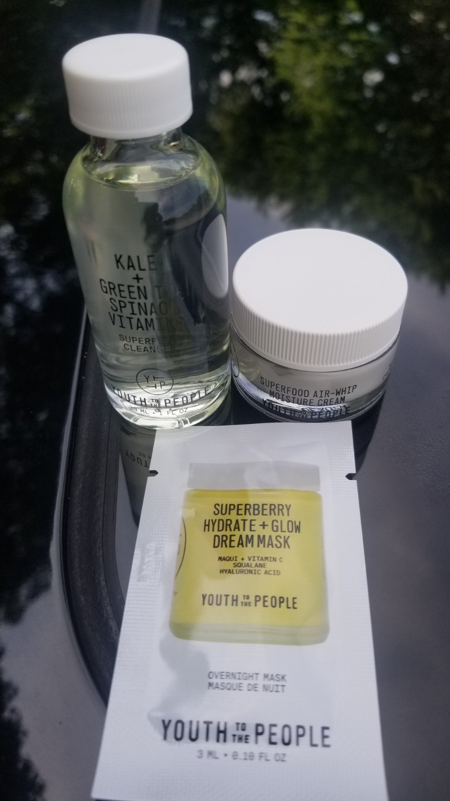 Youth to the People Mini Skincare Set. Cleanser/Moisturizer/Mask