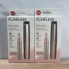 Finishing Touch Flawless Brows Eyebrow Hair Remover Electric Razor Brand New 2 