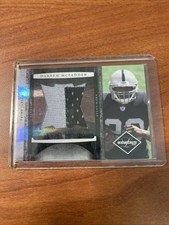 Darren McFadden 2010 Panini Limited  Silver And Black Jersey 6/10 Prime Jersey