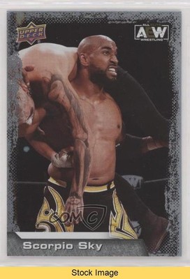 2022 Upper Deck AEW All Elite Wrestling Silver Foil Scorpio Sky #26 READ 0v6s
