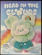 Miniso Disney Mickey Head In Clouds Vinyl Plush Pendant Single Blind Box Sealed