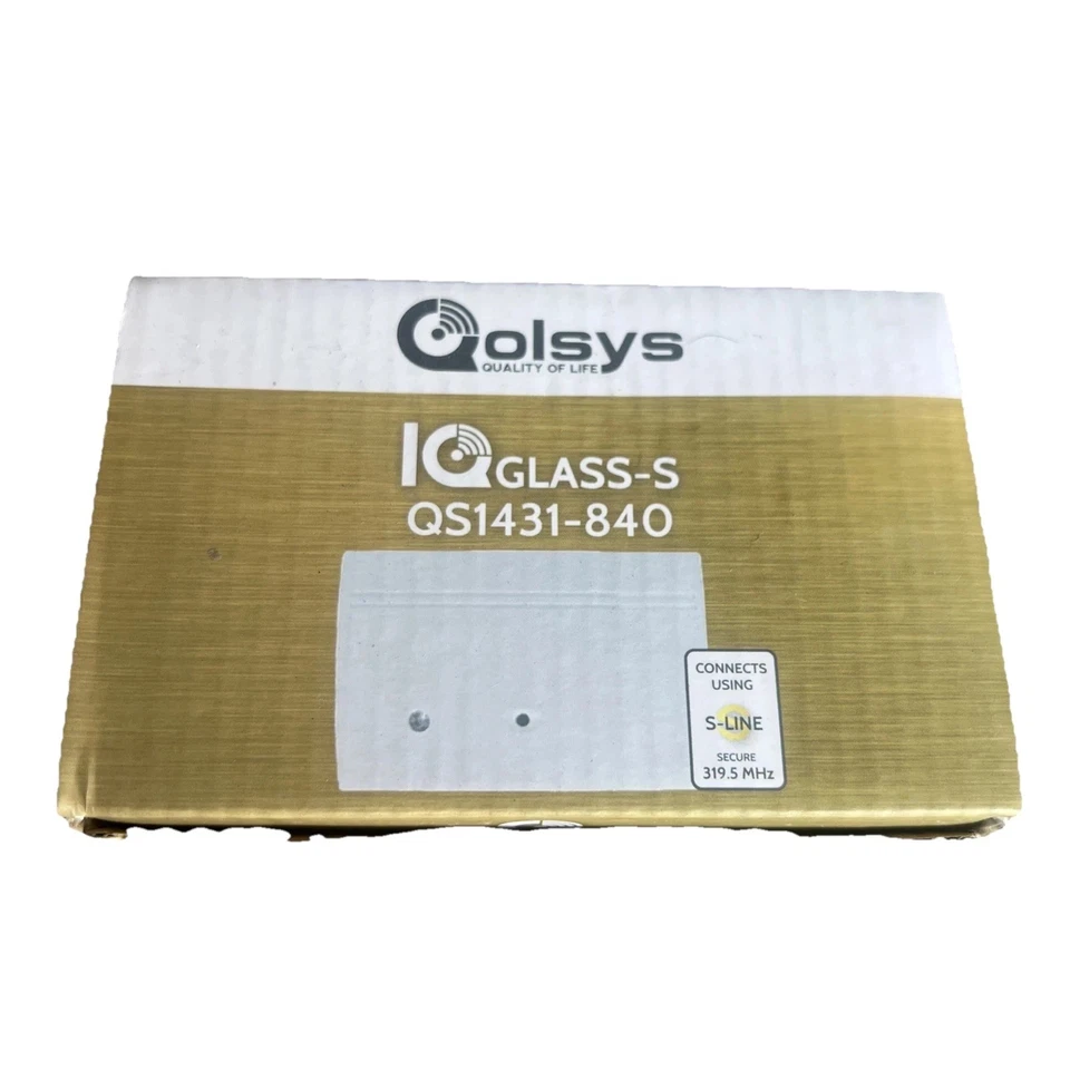 Qolsys QS1431-840 IQ Wireless S-Line Encrypted Glass Break Sensor Home Security - Image 4 of 4