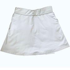 Varsity Spirit Skort YS White Athletic Pleated Tennis Skirt Cheer School Tennis