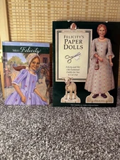 American Girl Felicity Paper Dolls and Meet Felicity book 
