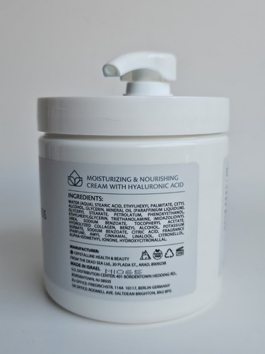 Crystalline Skin Care Hyaluronic Acid Moisturizing Cream Lotion 16.9 Oz - Picture 4 of 5