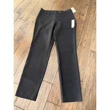 A New Day Skinny Ankle Pants Womens 6 Black High Rise Side Zip Professional