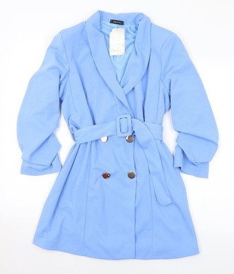 Kali-blaue Damenjacke UK-Größe 12