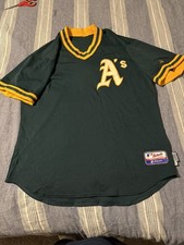2009 TBTC 1973-1980 Majestic Oakland Athletics Blank Size 48 Jersey 