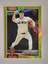 2026 Topps Series 1 - #29 Landen Roupp Yellow Holo Foil Parallel #/399 Giants