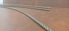 3 Vintage Metal Rope Twist Rods For Lamp Making — photo 4