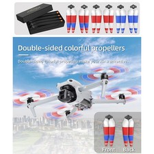 Colorful Propellers Noise Reduction Quick-release Propellers For Air 3 Drones
