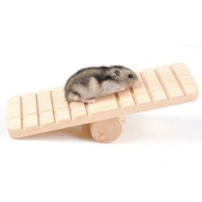 Petall Hamster Hanging Ladder Wooden Seesaw Climbing Toy Cage Excise Gift 3