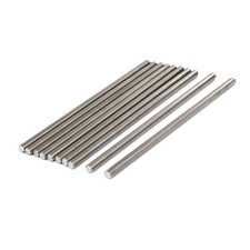 10pcs M8 x 200mm 1.25mm Pitch 304 Stainless Steel Fully Threaded Rods Fasteners