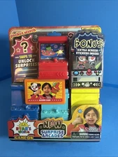 Ryan's World Surprise Arcades 5 Surprises GAME ON! New in Box Toys (TJ)