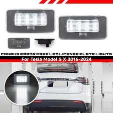 2X   Kennzeichenbeleuchtung Nummernschild für Tesla Model X 2016 Model S 2017