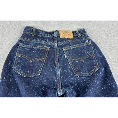Vintage Levi's Women's Jeans 28x31 Bleach Speckled High Rise