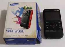 Samsung HMX-W300 Waterproof HD Camcorder Black w/ Box TESTED
