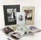 Antique Children Photo Lot Cabinet Cards Baby Portraits Victorian Era