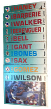 1992 Fleer Baseball Card Lot of (10) Trevor Wilson,Leo Gomez,Ricky Bones