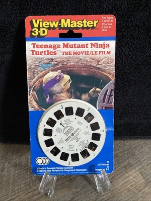 New 1990 View Master 3D TMNT The Movie Teenage Mutant Ninja Turtles Reels