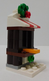 100% - 2017 LEGO Set 40262 CHRISTMAS TRAIN RIDE Market Man Conductor Minifigure+