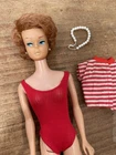 Vintage Early 1960s MATTEL BARBIE DOLL Barbie BLUE EYES Bubble Hair