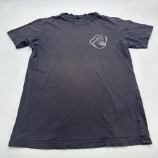 Quicksilver T-Shirt Men Small Gray Graphic Print Logo ..#34116
