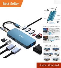 Triple Display USB C Docking Station - 11 Ports, Dual HDMI  Gigabit Ethernet