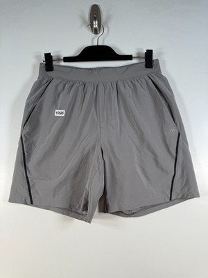 VRST Mens Active Gym Yoga Running Shorts Elastic Waist Gray Sz Medium 15x7