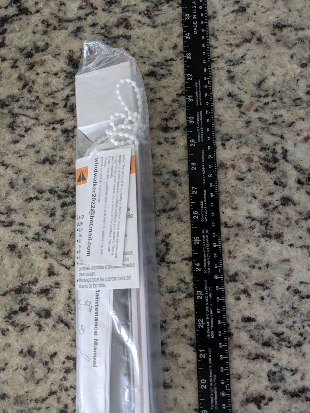 LUCKUP Roller Shade Blind 100% Blackout Waterproof 28x79 Grey Thermal UV Prot