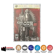 Custom Acrylic Hard Case for XBOX 360 GEARS OF WAR 2 LIMITED EDITION