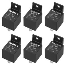 6 Pack JD1914 Car Relay, 12V 40A, 5 Pin SPDT, Automotive Switches and Starter...