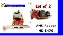 Lot of 2. Dual DP   LOW WATTAGE 30W PCI-E 16x Video Cards   Extra lots ship free