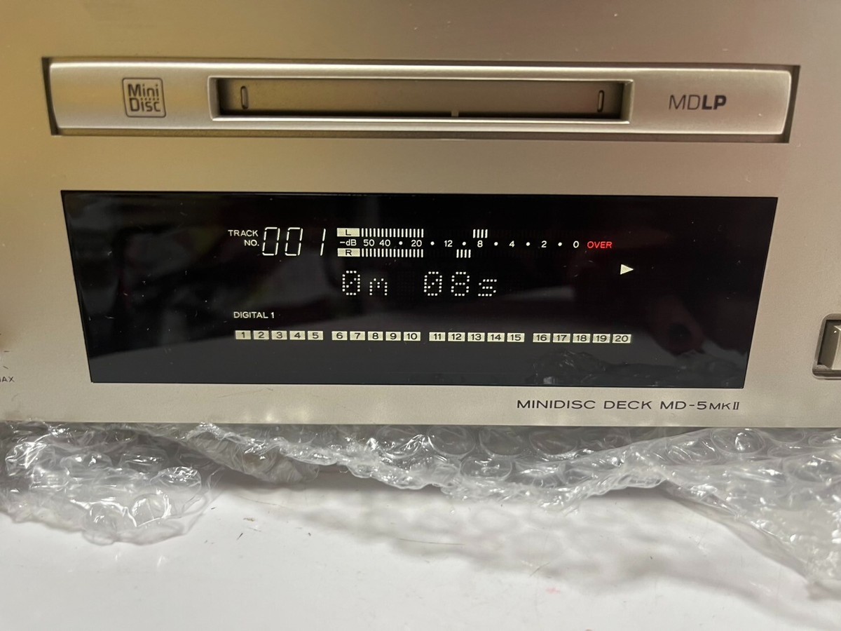 TEAC MD-5MKII Mini Disc Digital Audio System MD Recorder Silver