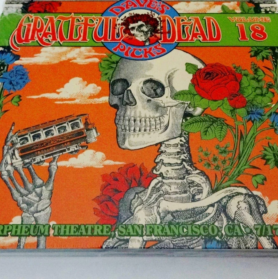 Grateful Dead Dave's Picks 18 Eighteen Orpheum San Francisco 7/17/76 1976 3 CD Foto 3 de 4