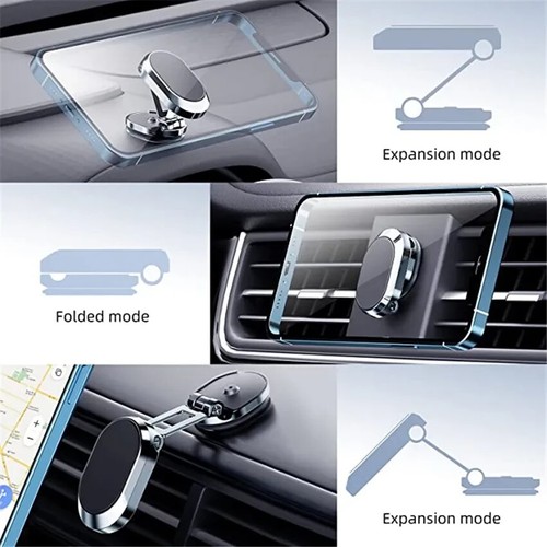 SUPPORTO MAGNETICO PORTA CELLULARE SMARTPHONE UNIVERSALE PER AUTO GURDA IL VIDEO - Imagen 6 de 12