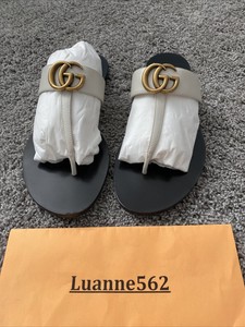 gucci marmont t strap sandal