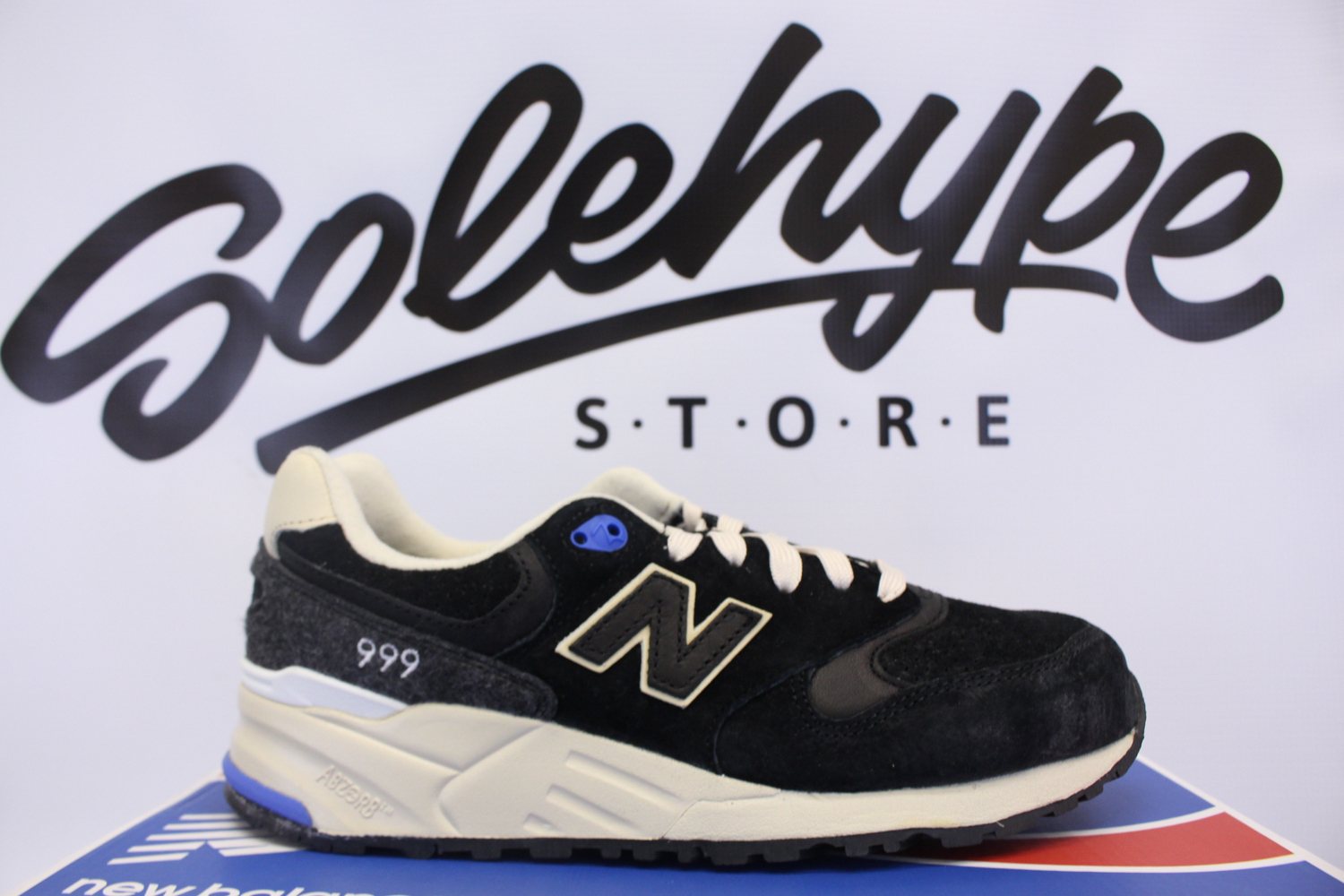NEW BALANCE 999 WOOLLY MAMMOTH PACK BLACK BEIGE ROYAL ML999MMT SZ 8 NEW BALANCE 999 WOOLLY MAMMOTH PACK BLACK BEIGE ROYAL ML999MMT SZ 8
