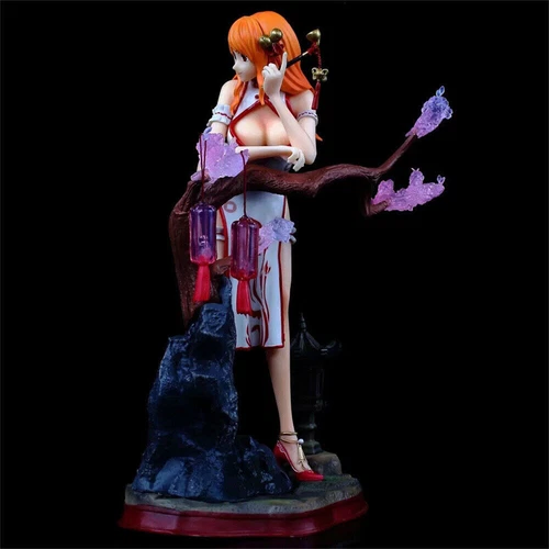 Sexy Traje Cheongsam de Una Pieza Nami Figura Estatua Colección Modelo Juguetes SIN Caja - Imagen 6 de 7