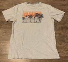 VTG 80s Design Hawaii Tees Beach Sunset Palm Trees T-Shirt USA