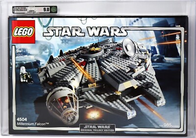 LEGO Star Wars Original Trilogy Edition Millennium Falcon 4504 AFA Graded  673419034098|