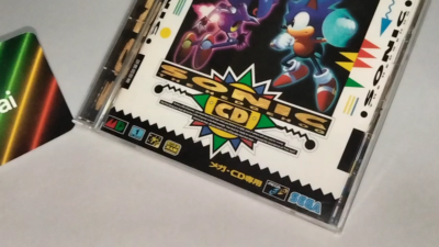 Sonic the Hedgehog CD Sega Mega CD Japan Authentic Rare Game