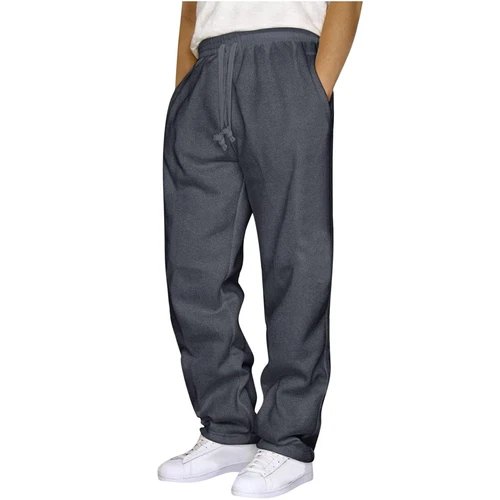 Pantalone uomo casual estivo sport outdoor elastico in vita lungo con taschino - Foto 10 di 35